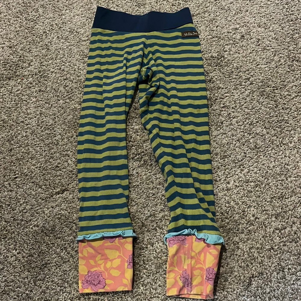 Matilda Jane striped leggings size 8